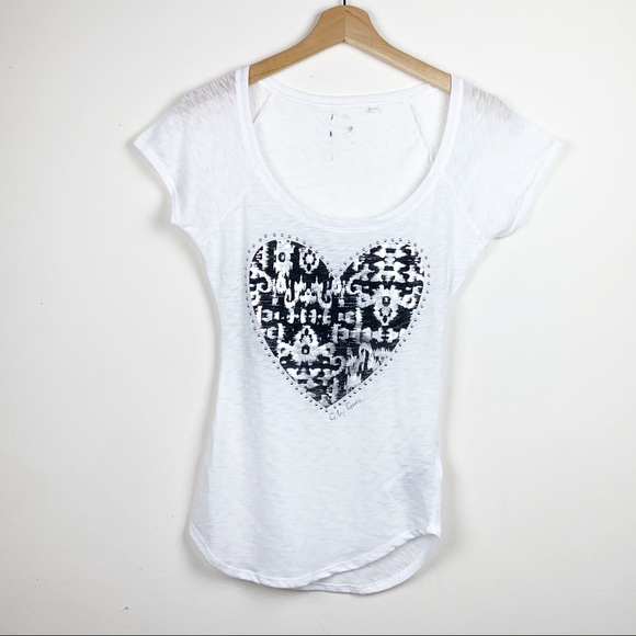 G by Guess Tops - G by Guess Short Sleeve Tee with Heart